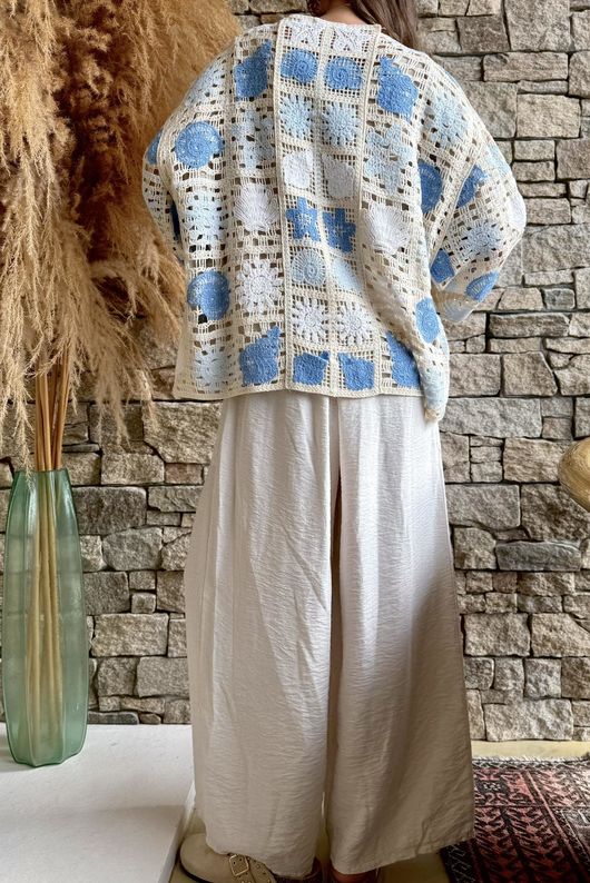 Esme Cardigan Soft Cobalt